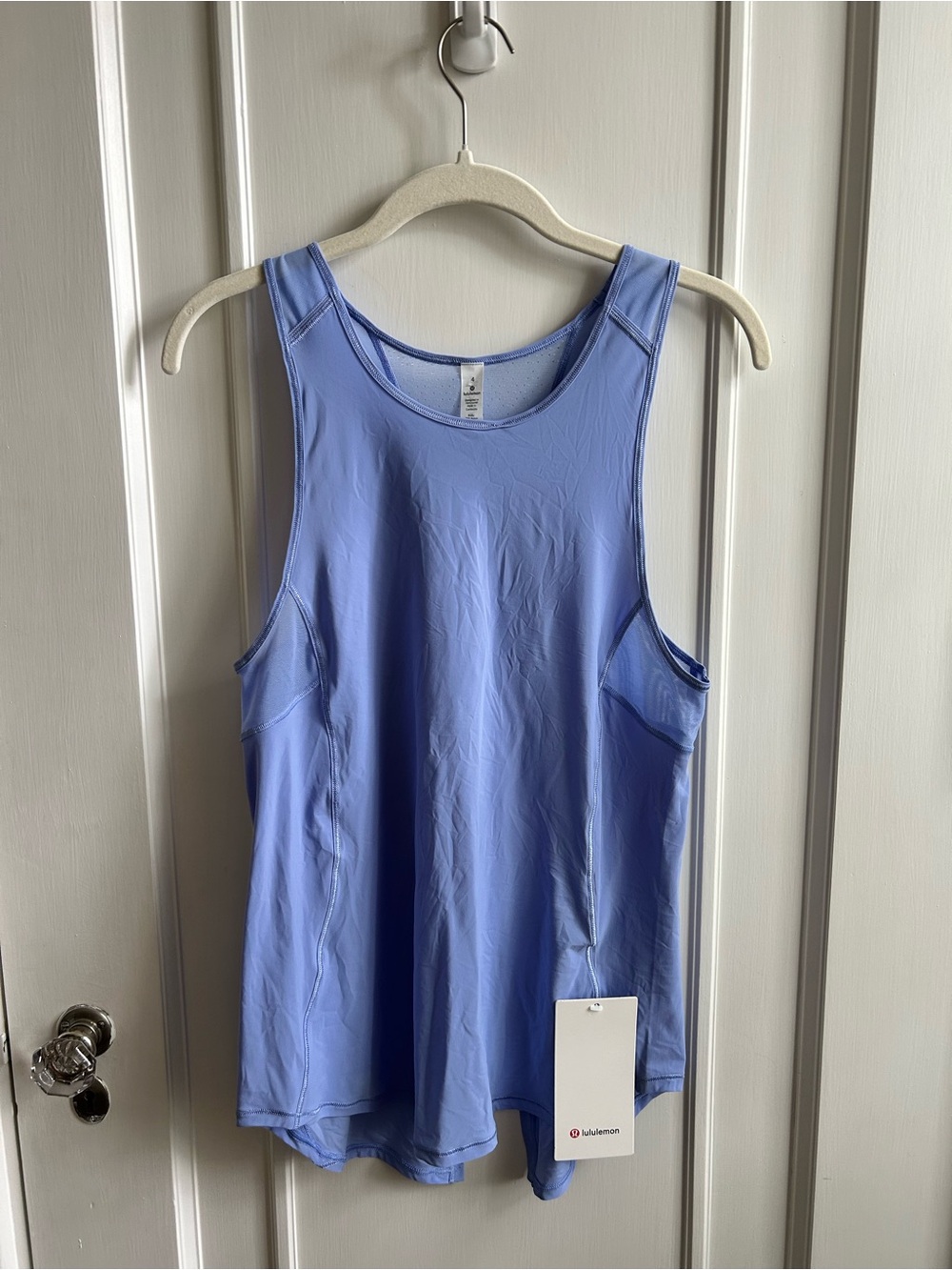 Lululemon Sculpt Tank *Tie Back Hydrangea Blue Size 4